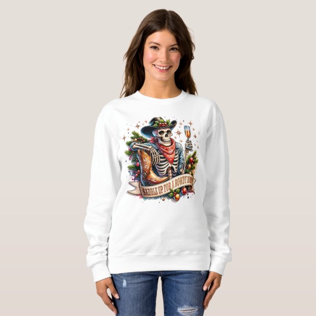 Saddle Up For A Rowdy 2025 Sweatshirt (Front Full)
