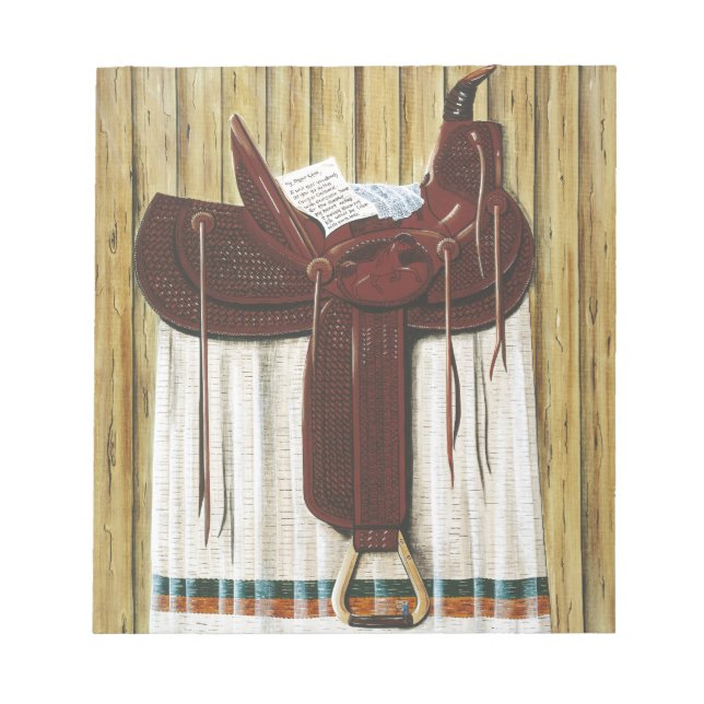 Saddle Up Notepad (Front)