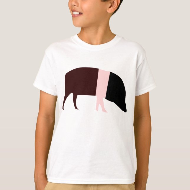 Saddleback Pig Kids T Shirt (Front)