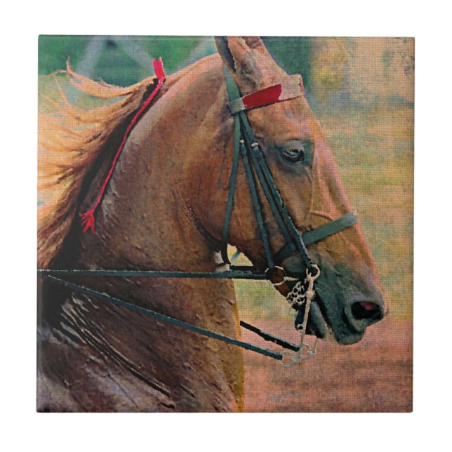 Saddlebred Faux Painting Tile (Front)