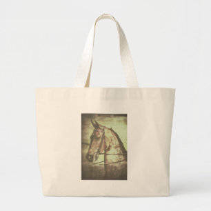 Saddlebred Horse Large Tote Bag