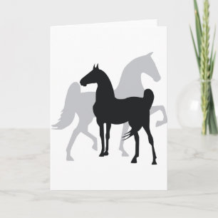 Saddlebred Horses Card