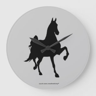 Saddlebred Large Clock