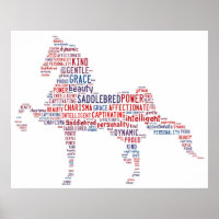 Saddlebred Poster