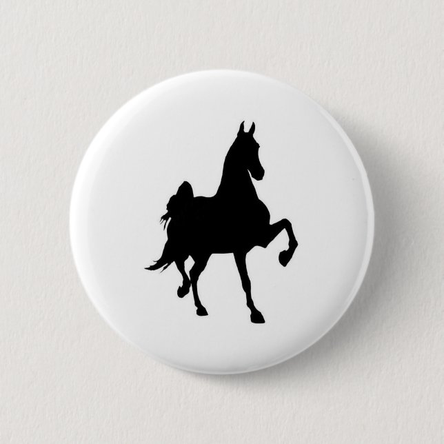 Saddlebreds 2 Inch Round Button (Front)