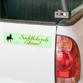Saddlebreds Bumper Sticker (On Truck)