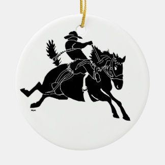 Saddlebronc 200 copy ceramic ornament