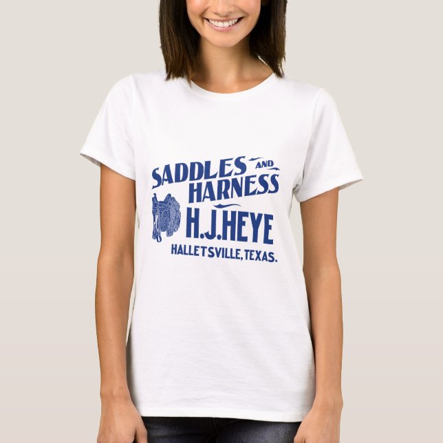 SADDLES & HARNESS T-Shirt (Front)