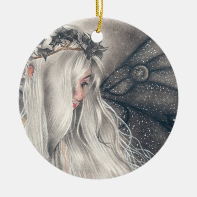 Sadeness gothic fairy Ornament (Front)