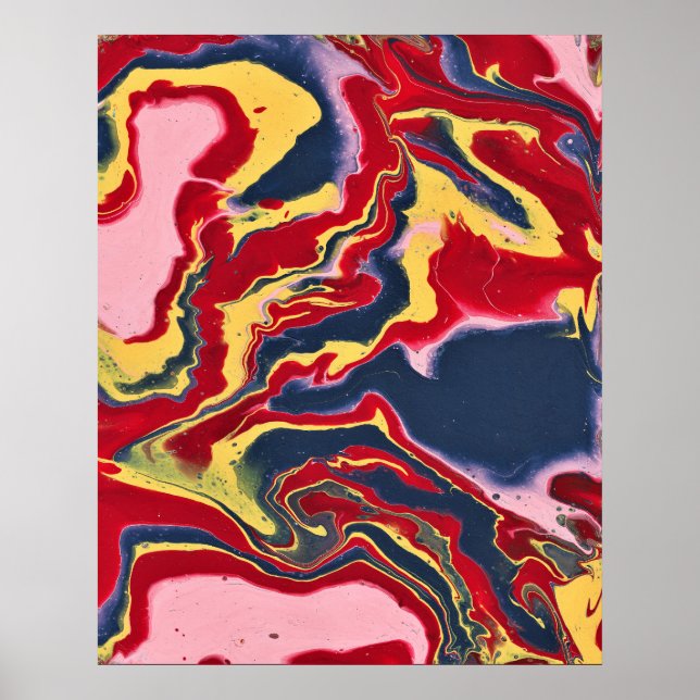 Sadie 1 Crazy Colourful Abstract Print (Front)