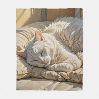 Sadie Cat Fleece Blanket