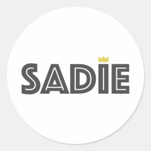 Sadie Classic Round Sticker