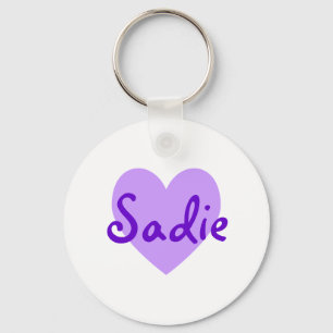 Sadie in Purple Keychain