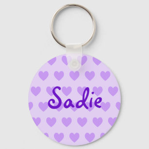 Sadie in Purple Keychain