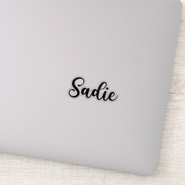 Sadie Name - Handwritten Calligraphy (Detail)