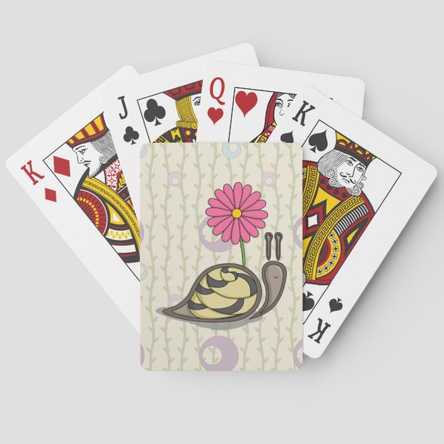 Sadie the Snail Classic Playing Cards (Back)