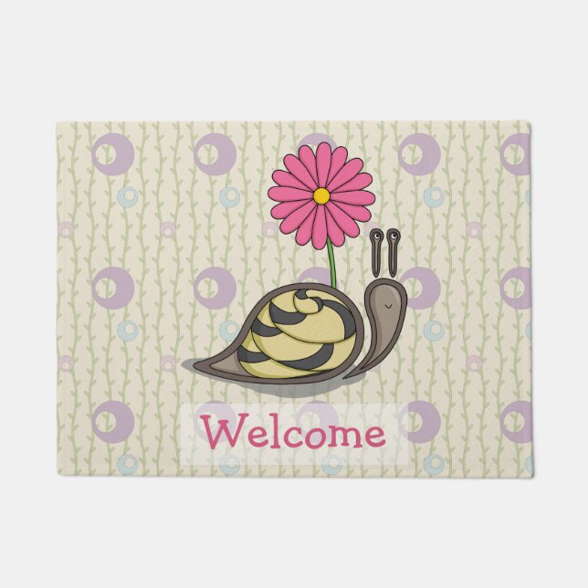 Sadie the Snail Doormat (Front)