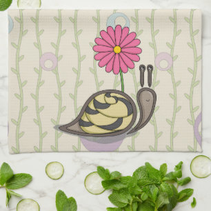 Sadie the Snail Kitchen Towel