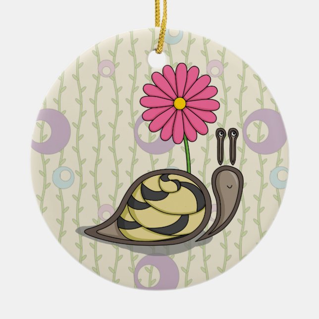 Sadie the Snail Ornament (Front)