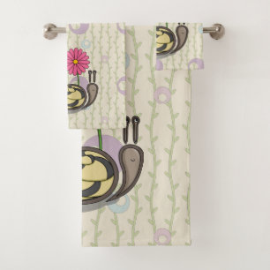 Sadie the Snail Towel Set