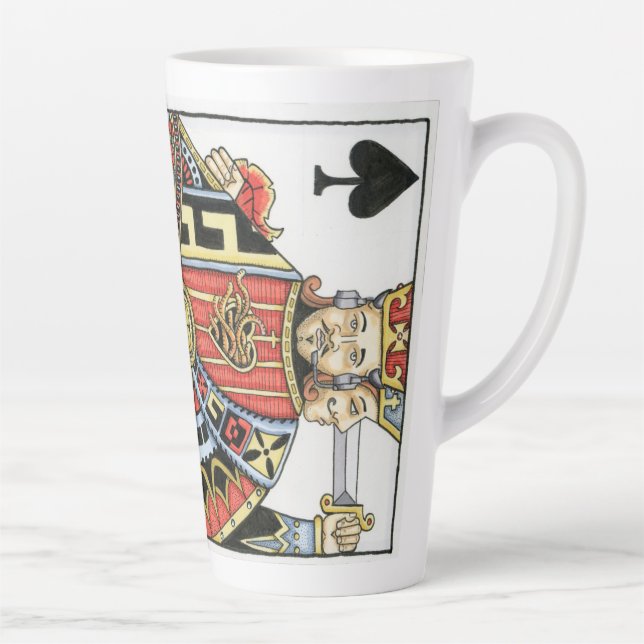 Sadistic Gambler Latte Mug (Right)