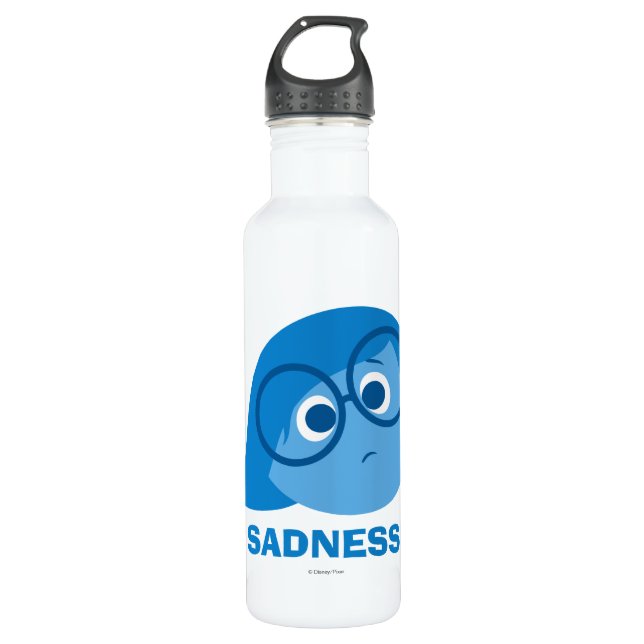 Sadness 710 Ml Water Bottle (Front)