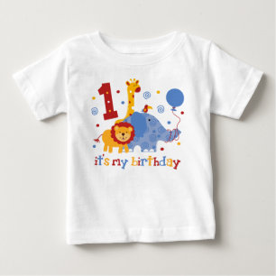 Safari 1st Birthday Baby T-Shirt
