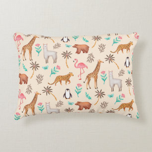 Safari accent pillow