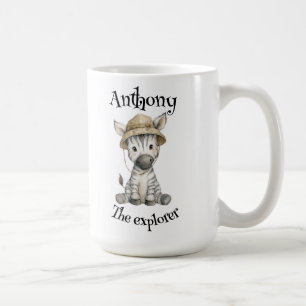 Safari Adventure Babies   Cute Watercolour Animals Coffee Mug