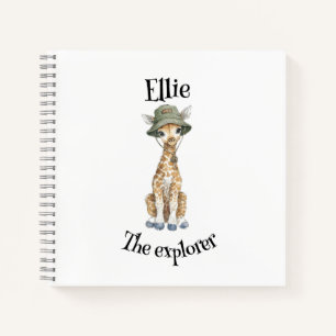 Safari Adventure Babies   Cute Watercolour Animals Notebook