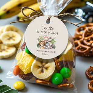 Safari Adventure Baby Shower Favour Tags