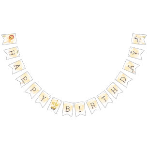 Safari adventure birthday party Gift Bag Bunting Flags