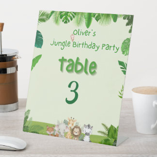 Safari Adventure Table Sign
