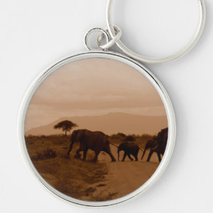 Safari Africa Cute Adorable Destiny Elephant Keychain
