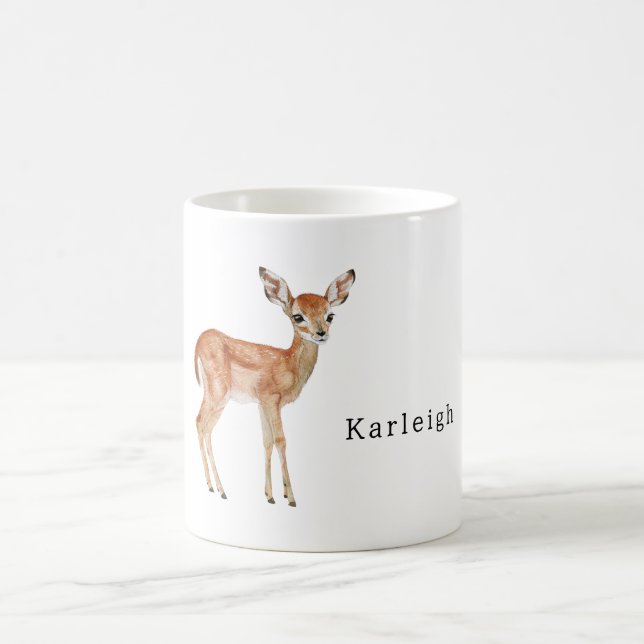 Safari Animal Deer Coffee Mug (Center)