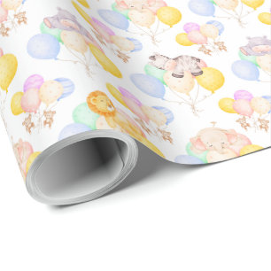Safari Animal Wrapping Paper