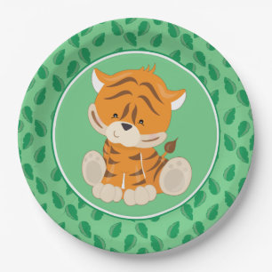Safari Animals   Baby Tiger Paper Plate