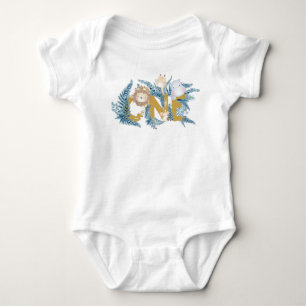 Safari Animals Exotic ONE Baby Bodysuit