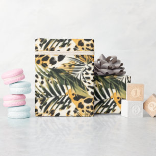 Safari Animals' Fur Prints Patterns Exotic Boho Wrapping Paper