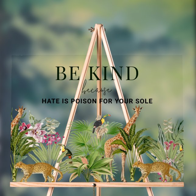 Safari Animaux avec devis inspirant (Neutre)