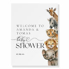 Safari Animaux Baby shower moderne