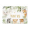 Safari baby animals and greenery