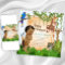 Safari Baby Boy Shower Invitations