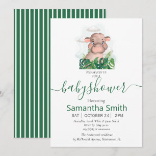 Safari Baby Neutral Invitation