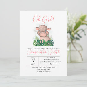 Safari Baby Neutral Invitation