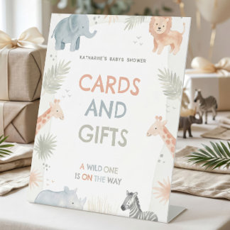 Safari Baby Shower Decorations Cards Gifts Sign