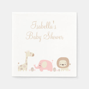 Safari Baby Shower Napkins