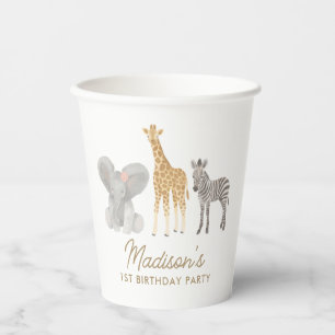Safari Birthday Party Paper Cups