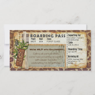 Safari Boarding Pass
