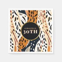 Safari Boho African Animal Print picnic